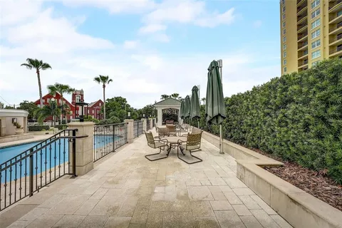 a view of a tall building