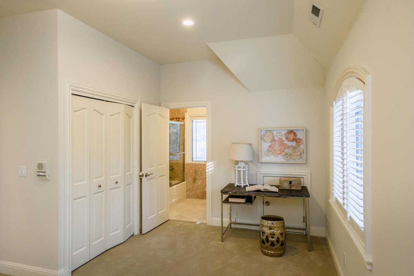 840 Newhall Road Burlingame, CA 94010 - Photo 32 of 41 a view of a workspace with a window