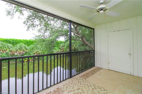 a view of a porch