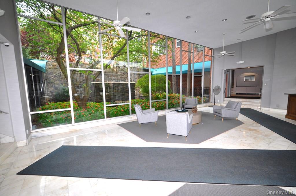 281 Garth Road, Unit B6D Scarsdale, NY 10583 - Photo 22 of 35 Garth Manor is a doorman building with an elegant lobby, manicured courtyard, laundry on every floor and is made up of three buildings (Andover, Bristol and Cambridge). Garth Manor has new elevators, renovated lobby and public area including the center courtyard. Many of the apartments even have their own patio or balcony.