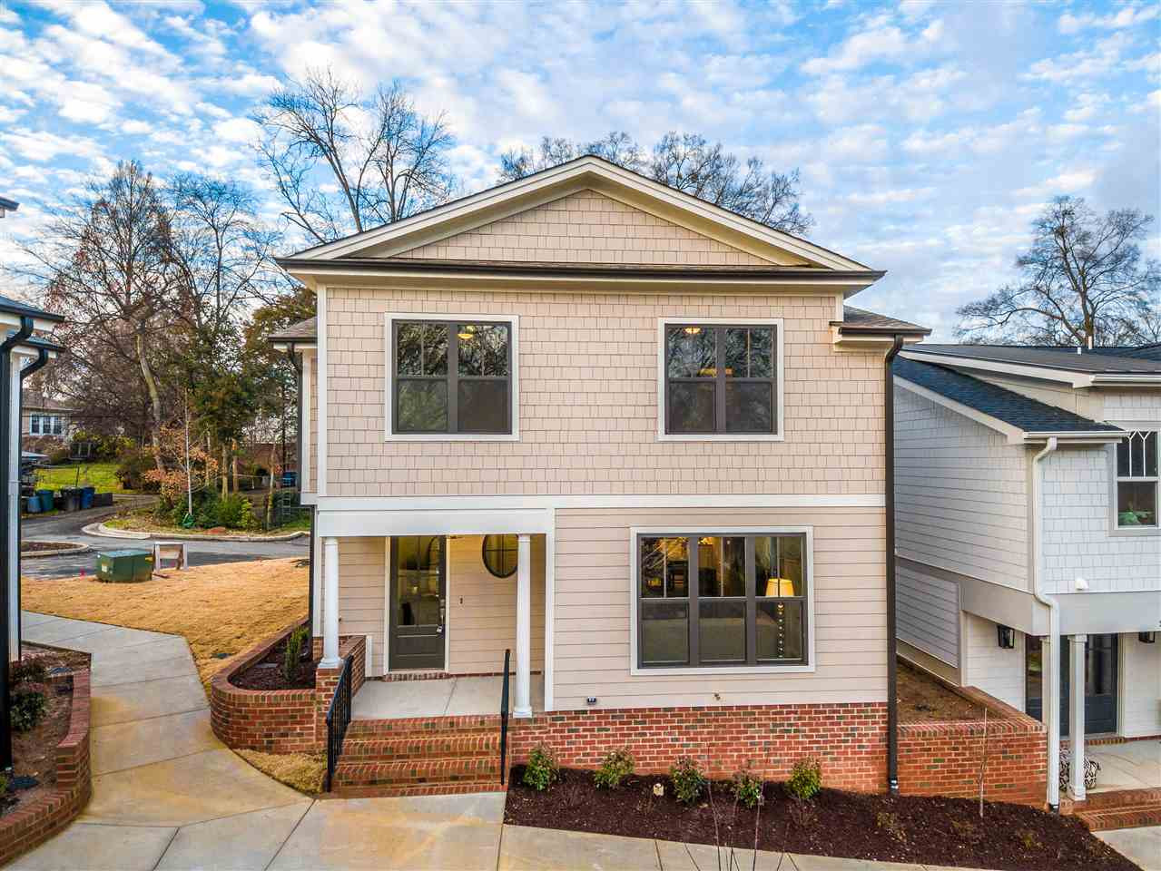 503 Hamilton Cottage Way Raleigh, NC 27605 - Photo 3 of 30 a front view of a house with garden