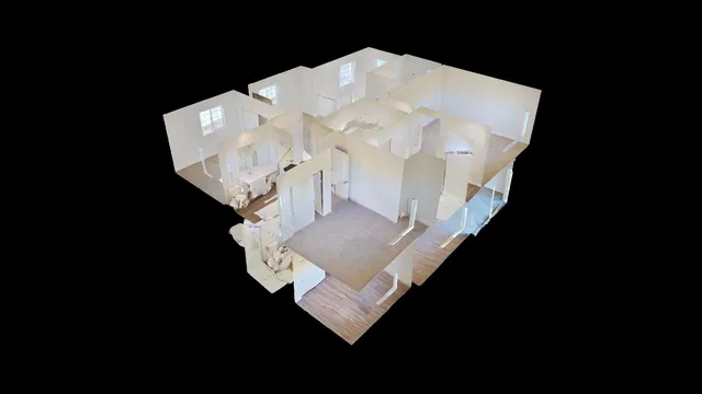 a view of entryway with a wooden floor