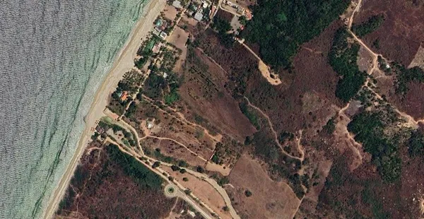 a view of ocean view with beach