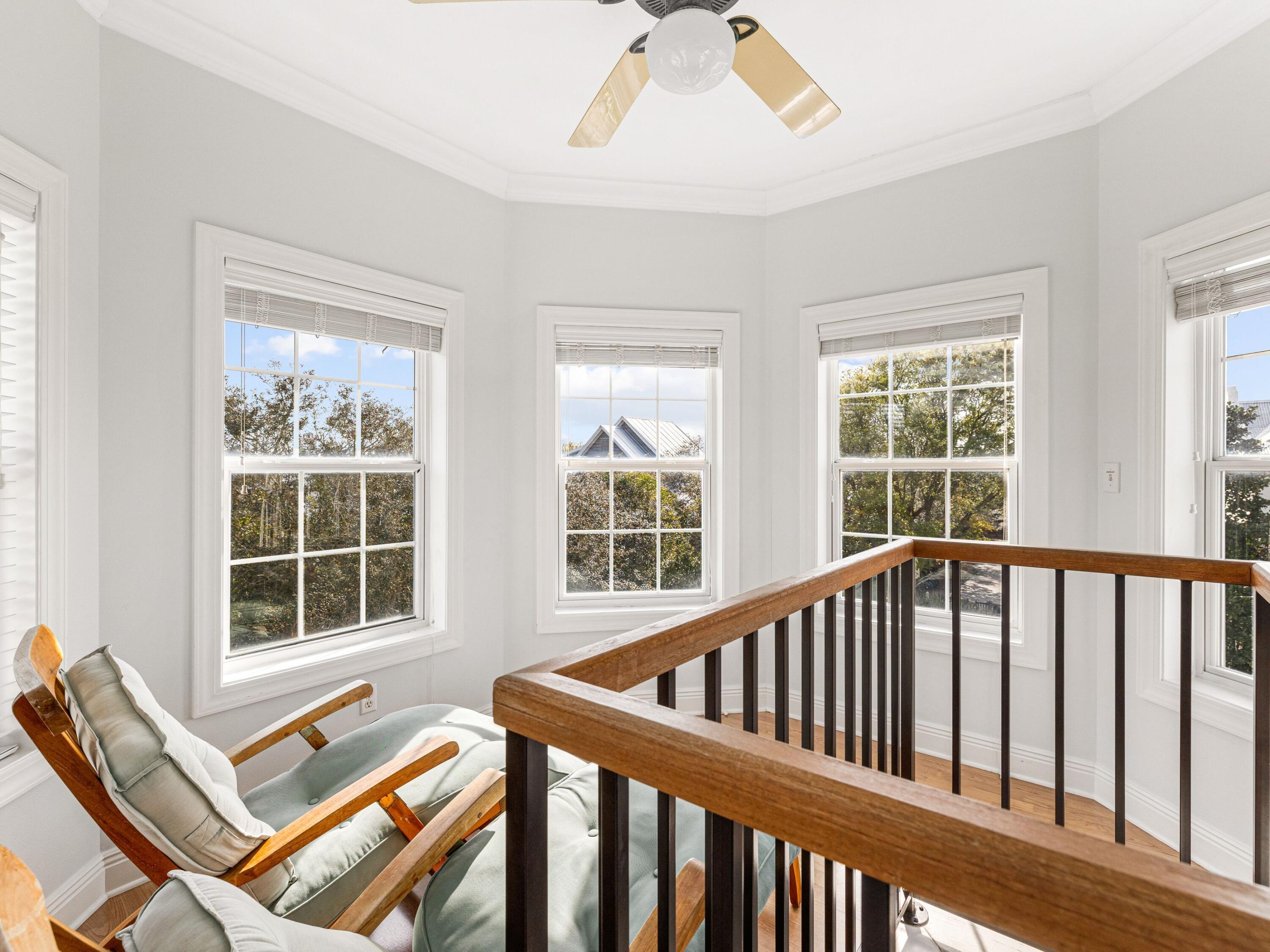 41 Winston Lane Inlet Beach, FL 32461 - Photo 50 of 50 a view of porch with wooden floor and a window