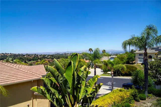 a view of a backyard with plants