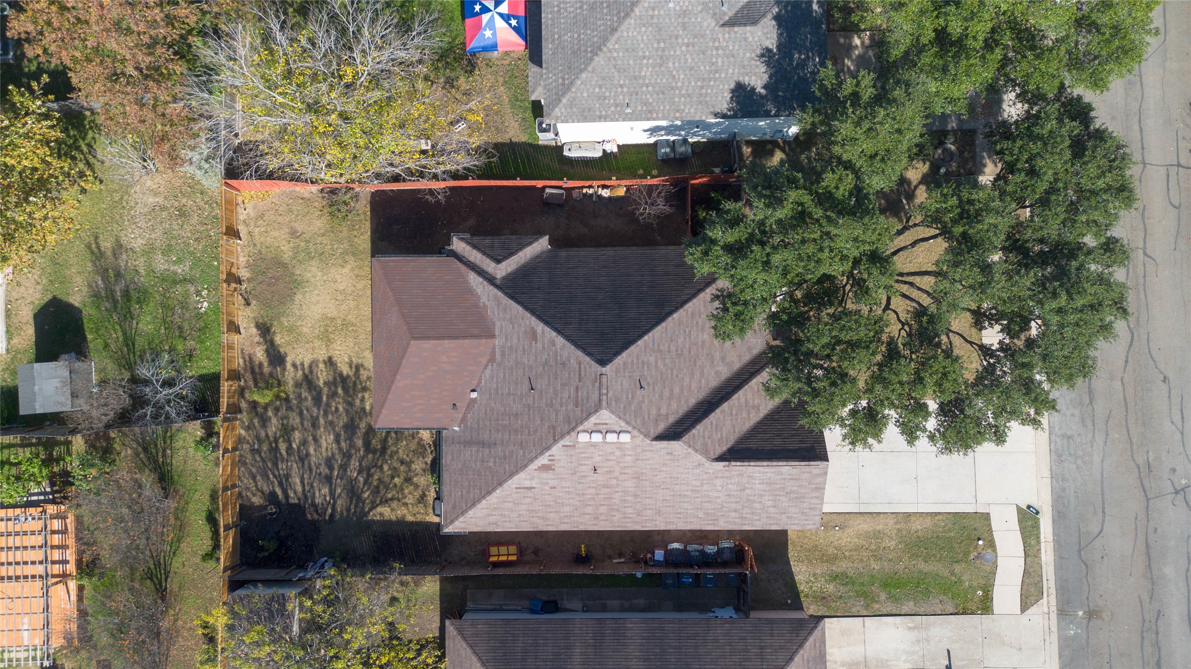 7516 Cats-Eye Lane Austin, TX 78747 - Photo 30 of 30 an aerial view of a house with a yard