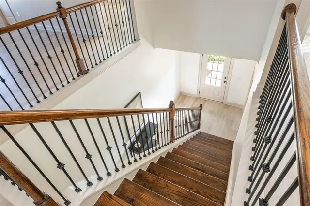 a view of a interior of the room