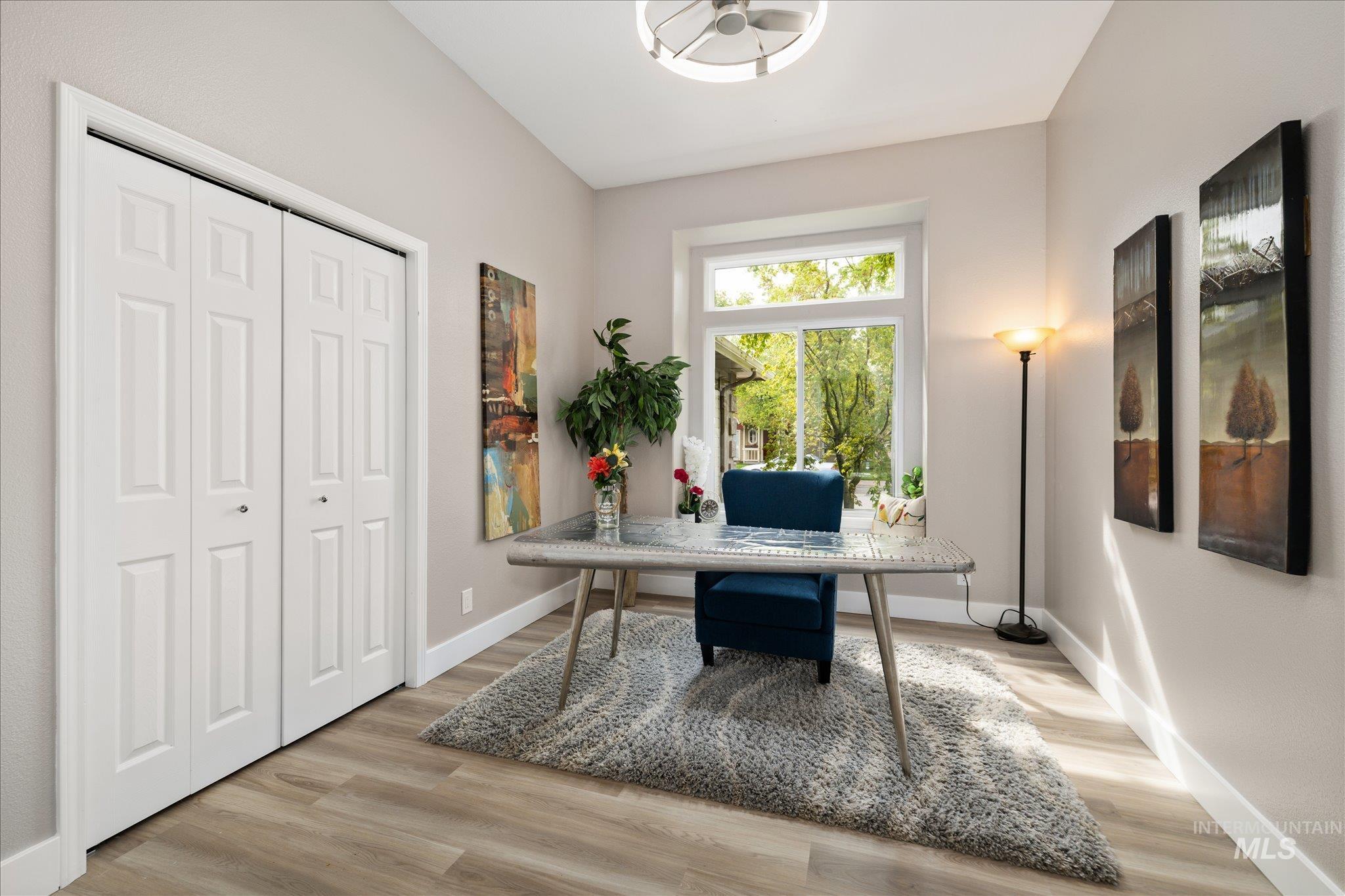 2250 North Amethyst Avenue Meridian, ID 83646 - Photo 36 of 50 Home office with light wood finished floors and baseboards