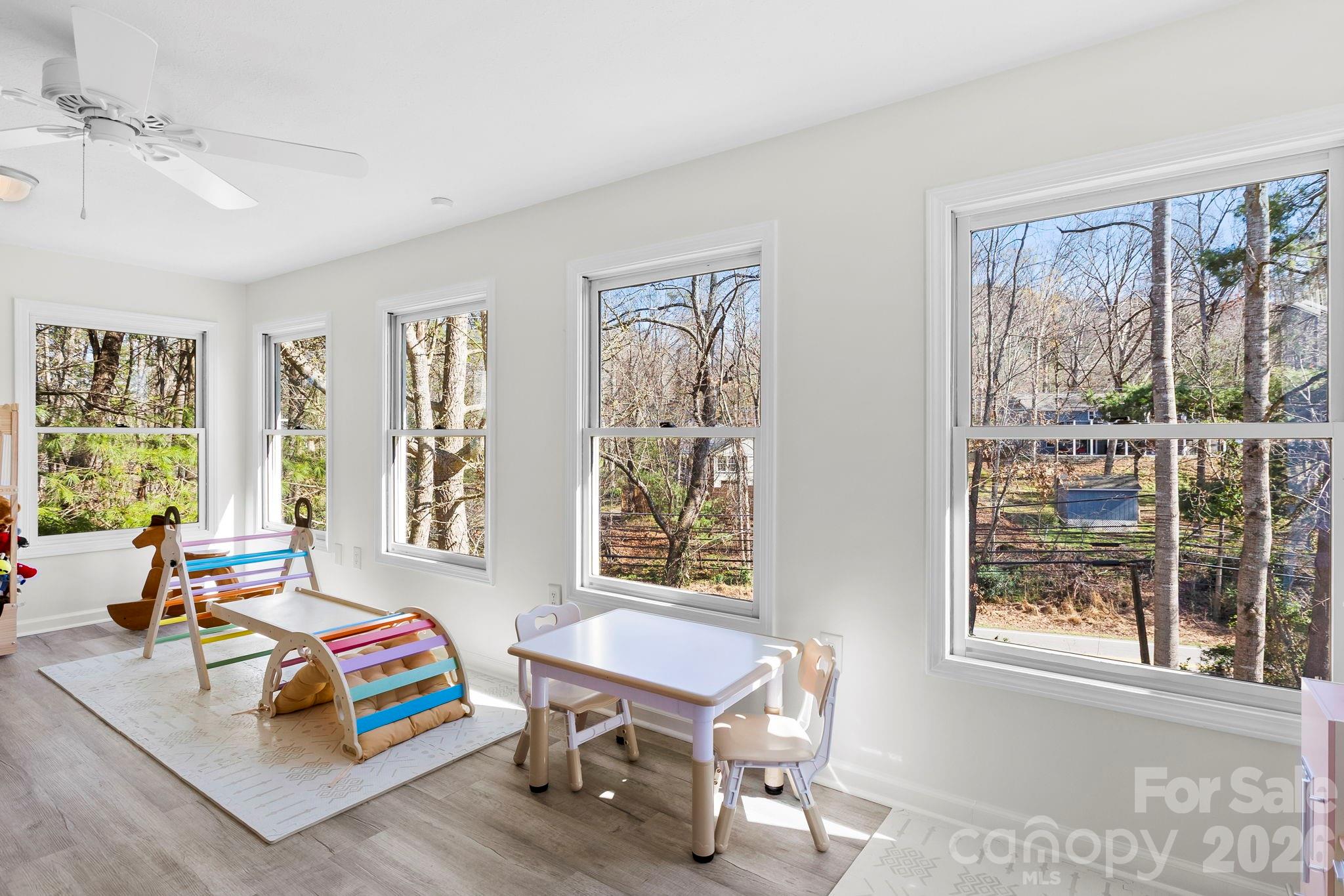 15 Blueberry Hill Road Asheville, NC 28804 - Photo 11 of 35 a living room with furniture and windows