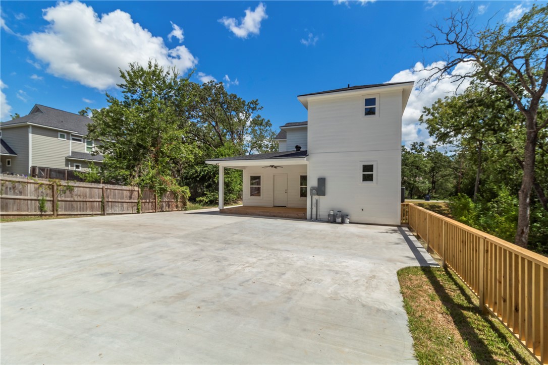 1104 Berkeley Street College Station, TX 77840 - Photo 43 of 44 a view of an house with backyard and trees