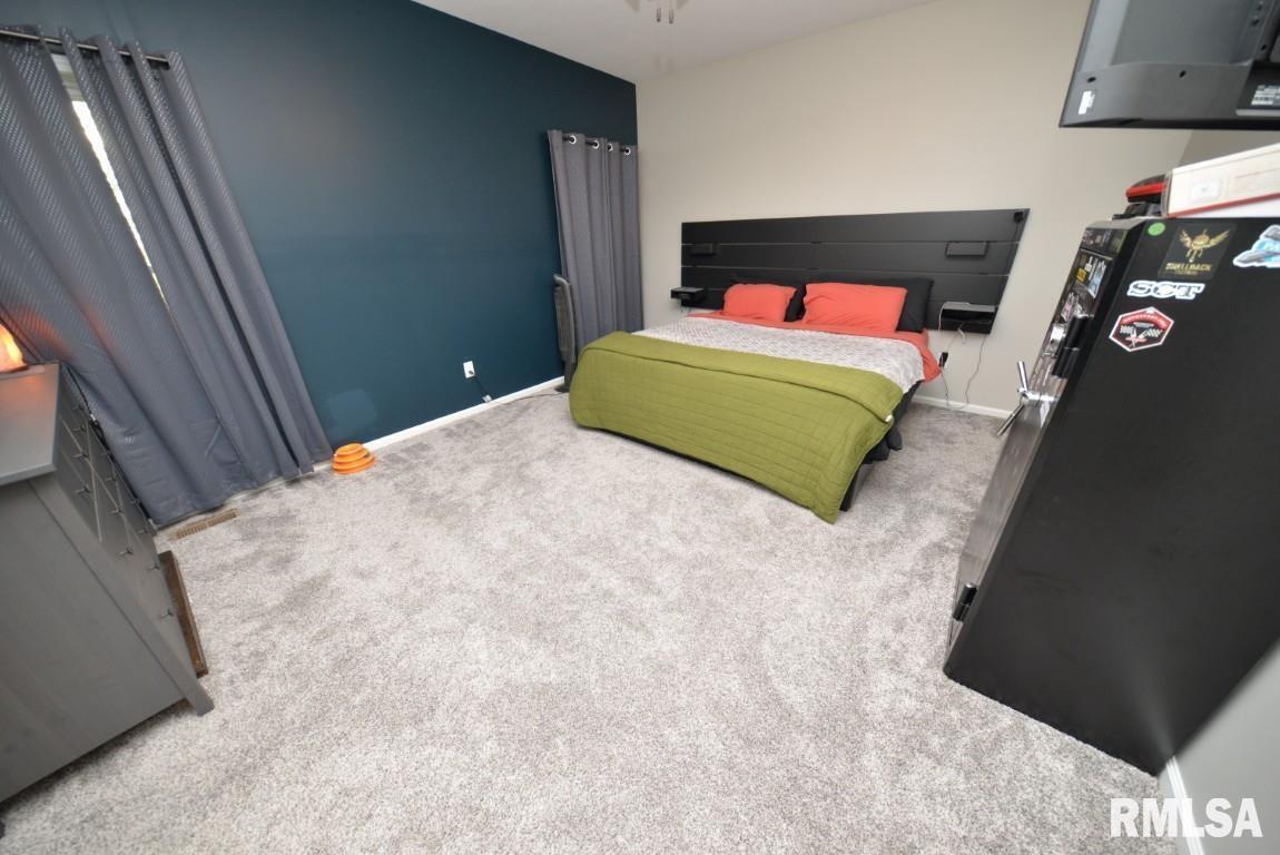 17359 Log Cabin Road Ewing, IL 62836 - Photo 21 of 38 a bedroom with a bed and a walk in closet