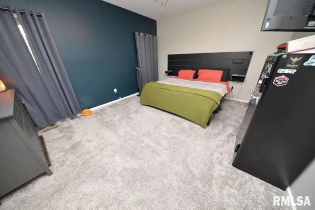 a workspace with wooden floor