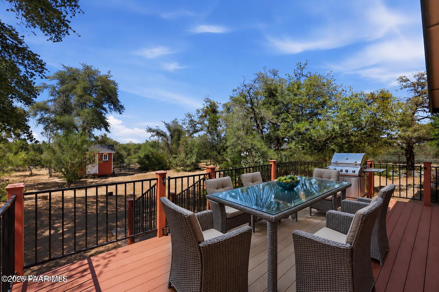 1690 West Oneal Road Prescott, AZ 86305 - Photo 13 of 61 VIRTUALLY STAGED DECK