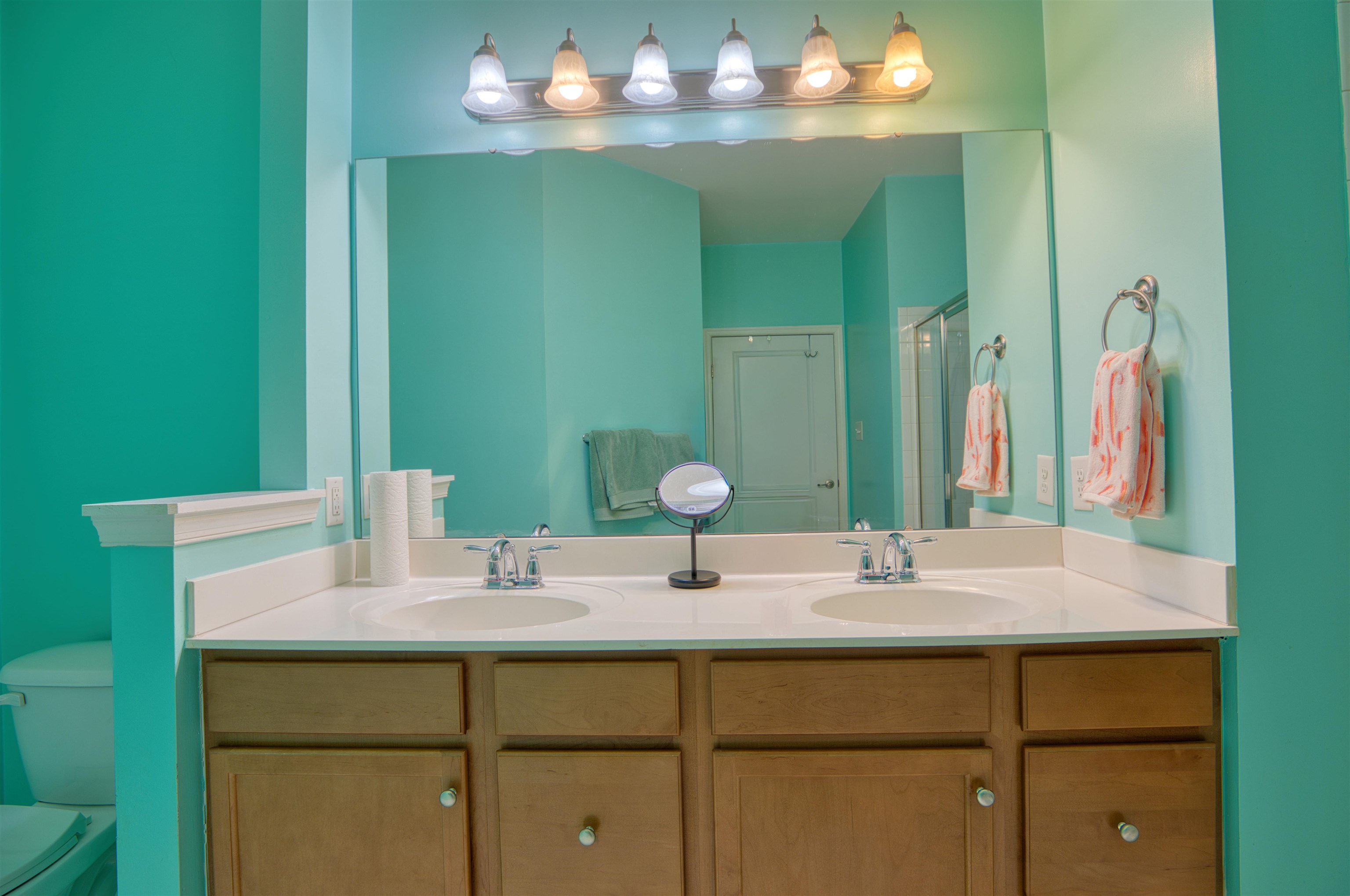 2305 Tidewater Avenue, Unit 2305 Rio Grande, NJ 08242 - Photo 12 of 23 a bathroom with a sink and a mirror