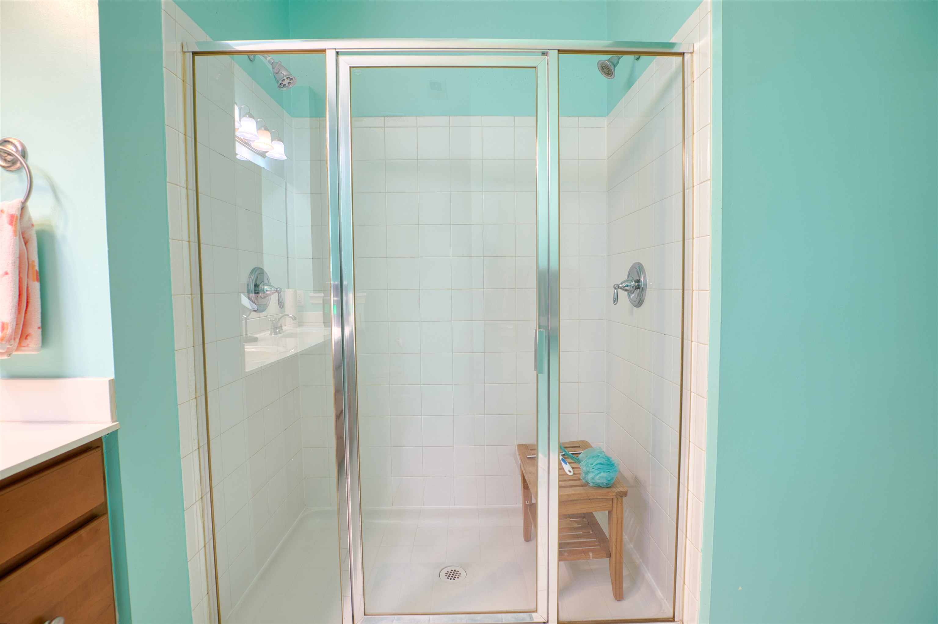 2305 Tidewater Avenue, Unit 2305 Rio Grande, NJ 08242 - Photo 13 of 23 a bathroom with a glass shower door