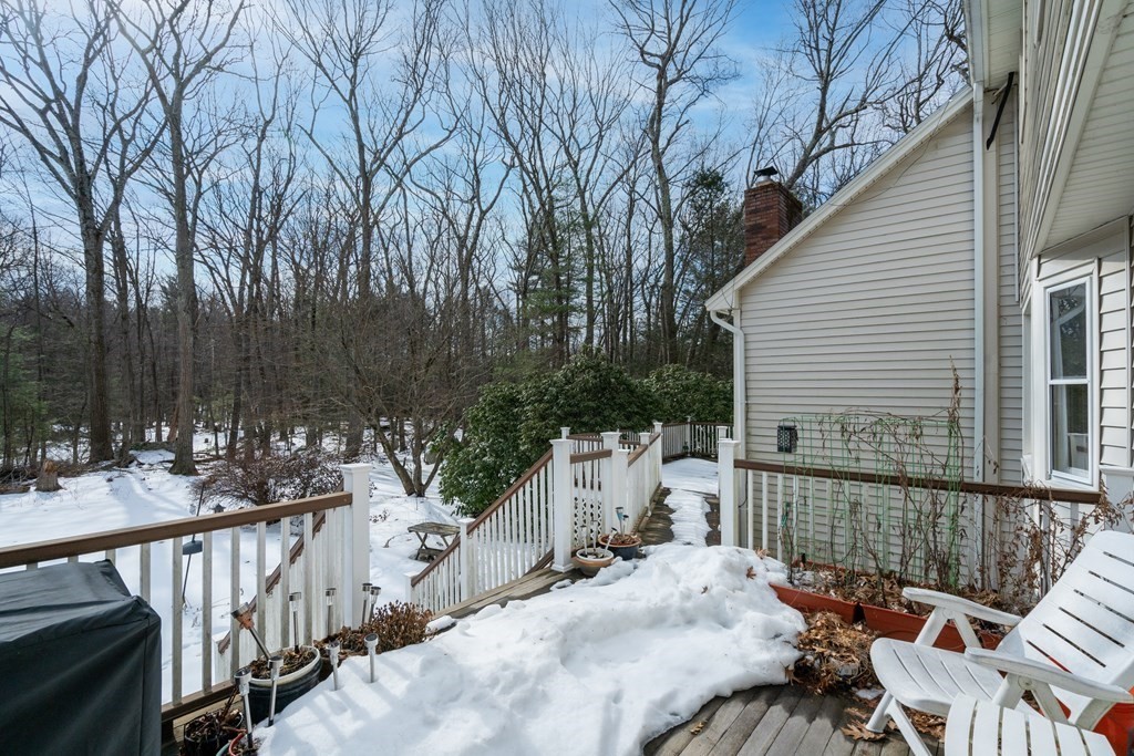 430 River Road Andover, MA 01810 - Photo 23 of 25 a view of balcony with wooden floor and outdoor seating