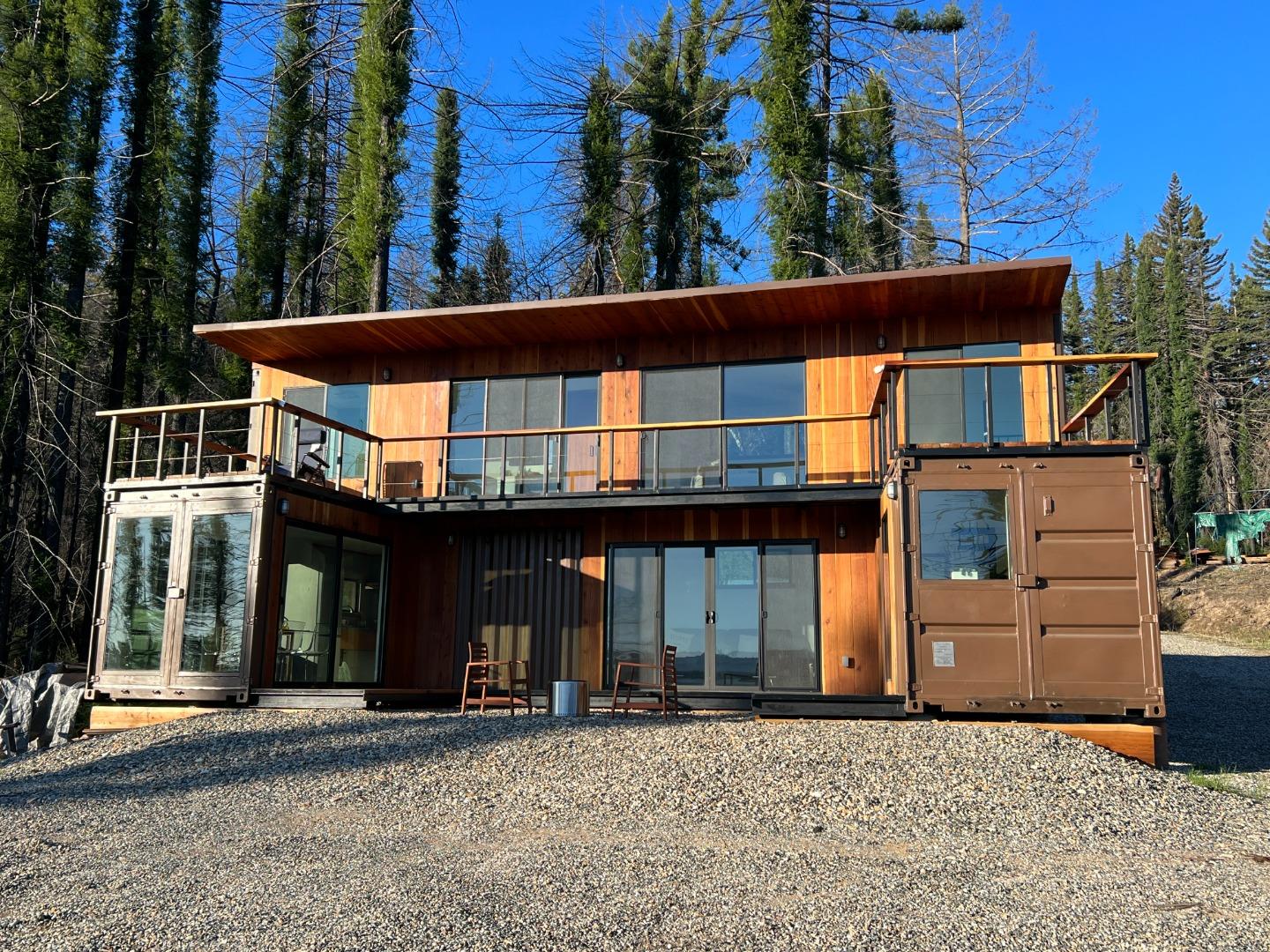 518 Container Way Boulder Creek, CA 95006 - Photo 12 of 33 front view of a house with a porch