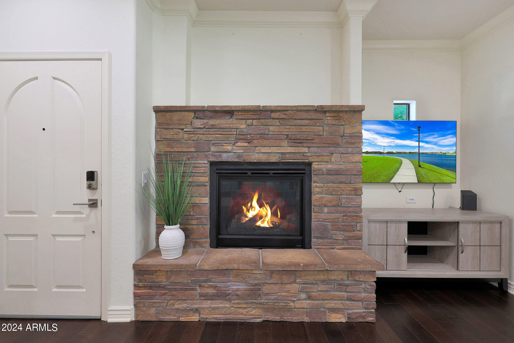 21320 North 56th Street, Unit 1148 Phoenix, AZ 85054 - Photo 12 of 44 Fireplace