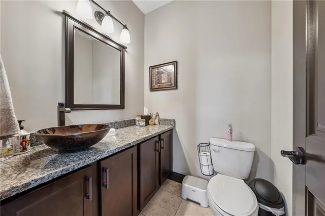 a bath tub sitting in a bathroom next to a window