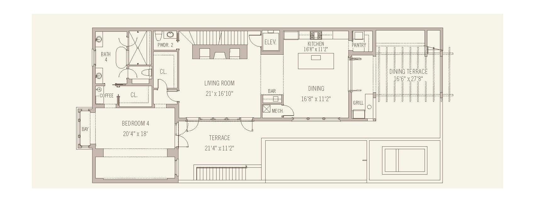 191 Elbow Beach Rd Inlet Beach Inlet Beach, FL 32461 - Photo 4 of 17 a picture of a floor plan