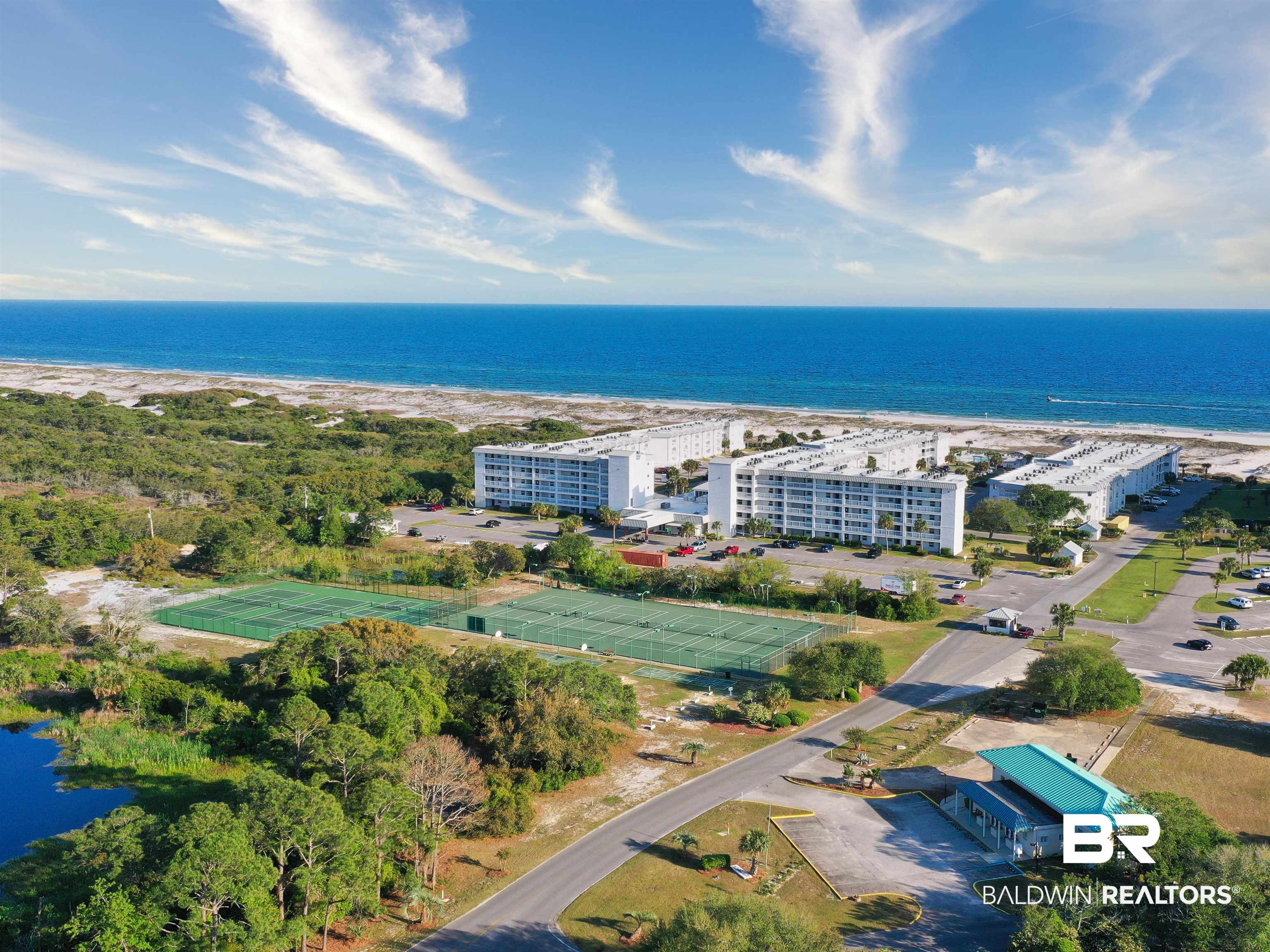 400 Plantation Road, Unit 1113 Gulf Shores, AL 36542 - Photo 15 of 26 Bird's eye view featuring a water view
