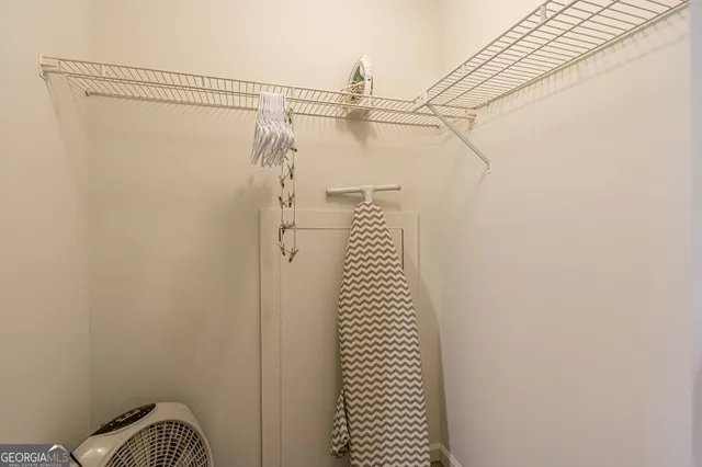 a view of a walk in closet