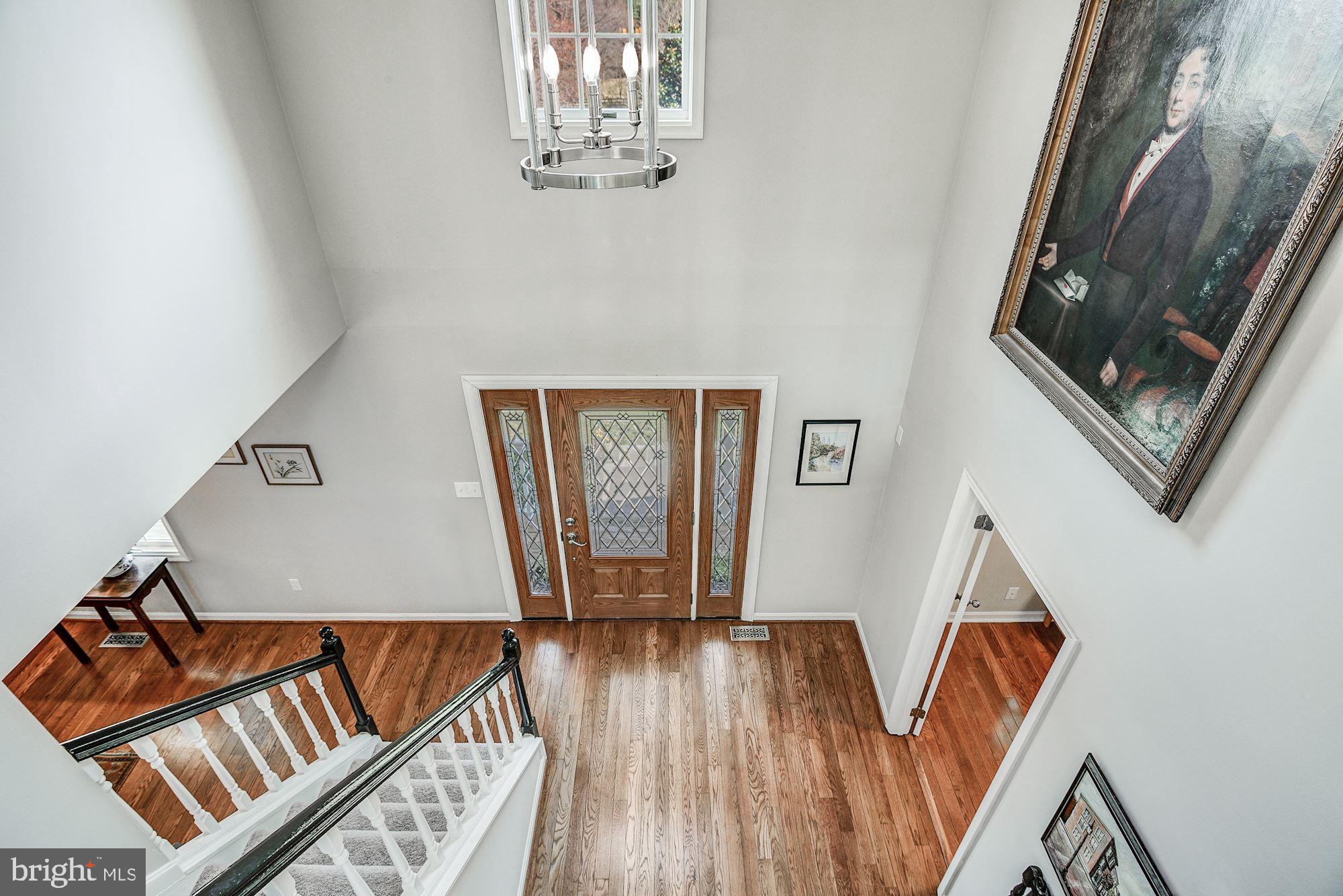 11912 Hall Shop Road Clarksville, MD 21029 - Photo 23 of 50 Two Story Foyer Overlook from Upper Level