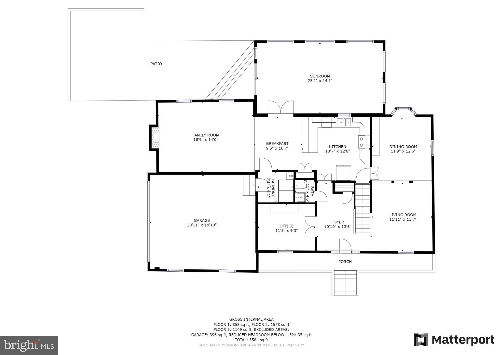 11912 Hall Shop Road Clarksville, MD 21029 - Photo 47 of 50 Main Level Floor Plan