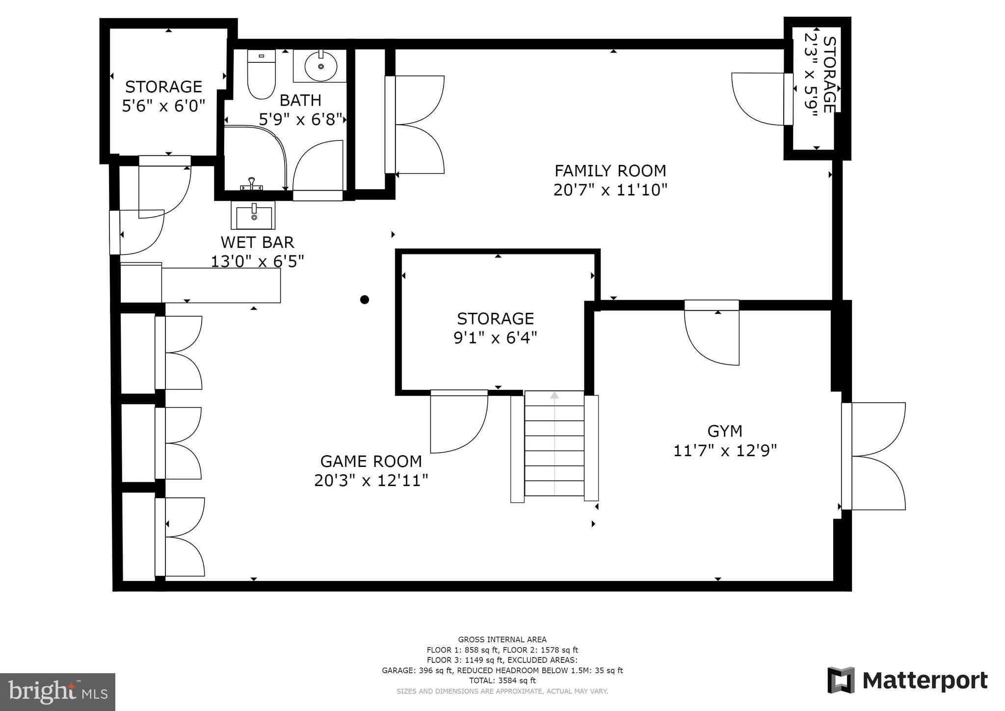 11912 Hall Shop Road Clarksville, MD 21029 - Photo 49 of 50 Lower Level Floor Plan