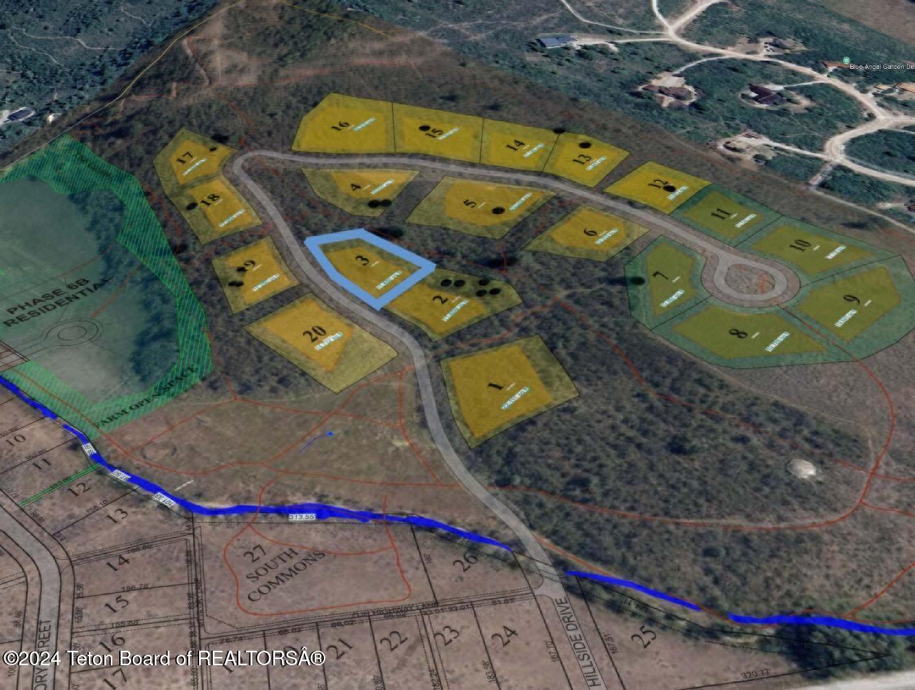 Lot 3 Hillside Drive Victor, ID 83455 - Photo 16 of 28 Overhead Lot 3 Phase 5 MsV