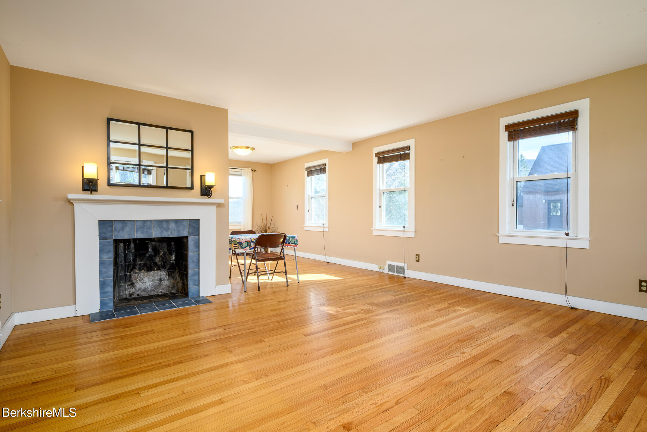 186 Stratton Road Williamstown, MA 01267 - Photo 5 of 33 a living room with furniture and a fireplace