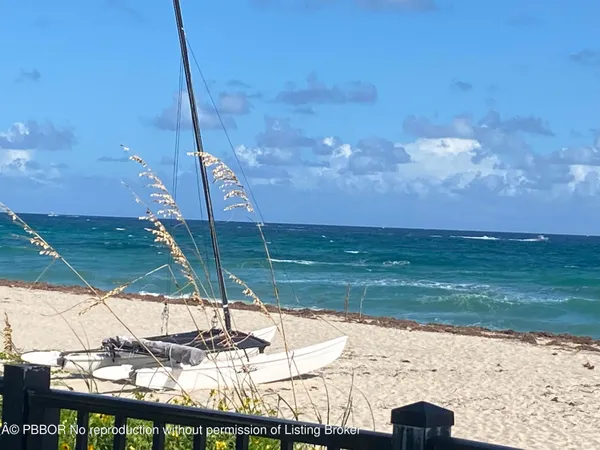 a view of a ocean with a ocean view