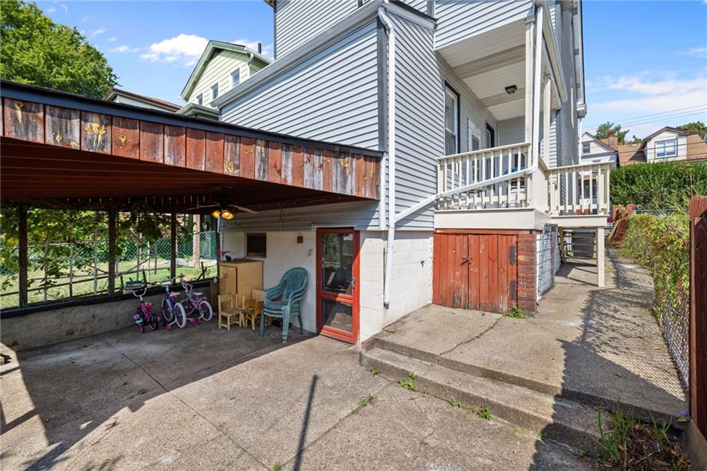 2312 Spring Street Pittsburgh, PA 15210 - Photo 5 of 29 a view of a patio with table and chairs