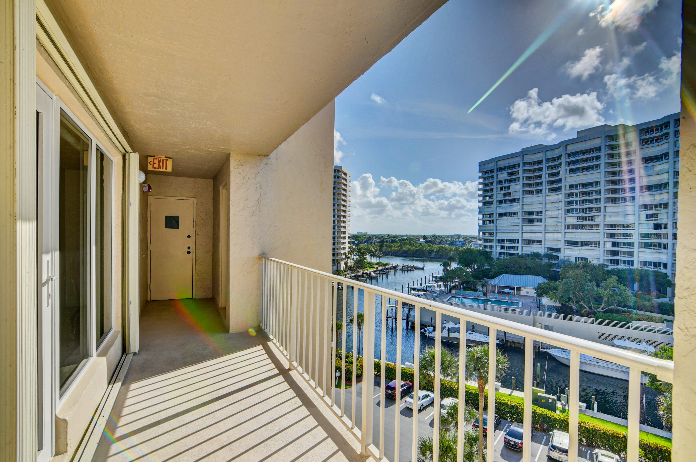 4301 North Ocean Boulevard, Unit 607 Boca Raton, FL 33431 - Photo 47 of 84 West Balcony--for Stunning Sunsets!