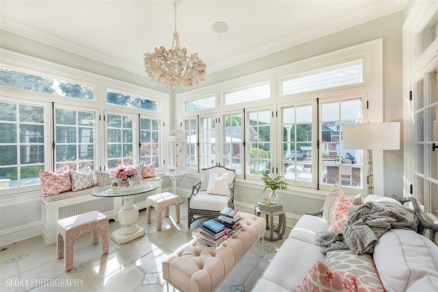 660 Prospect Avenue Winnetka, IL 60093 - Photo 16 of 77 a living room with furniture and floor to ceiling windows