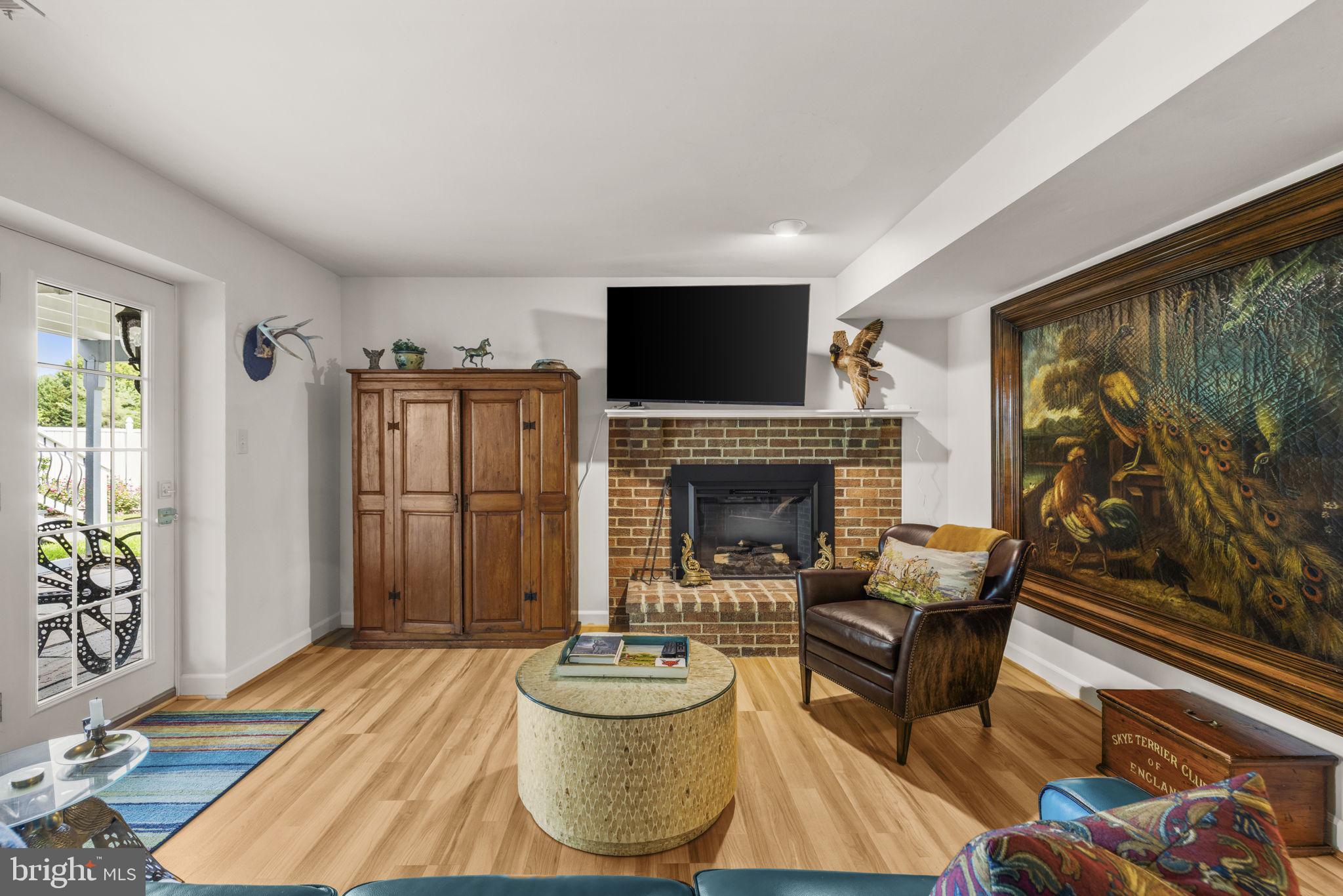 21185 St Louis Road Middleburg, VA 20117 - Photo 47 of 83 Lower level fireplace