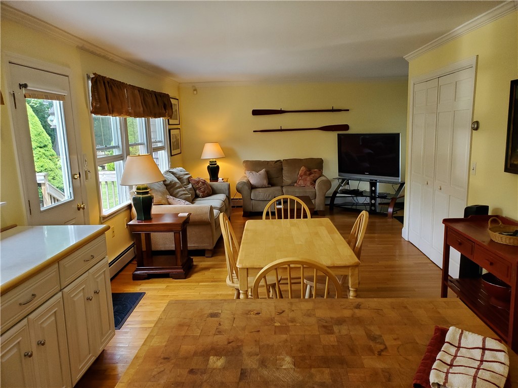 4 Key Court Newport, RI 02840 - Photo 16 of 49 Entry View from Eat in Kitchen & family Room side door to deck