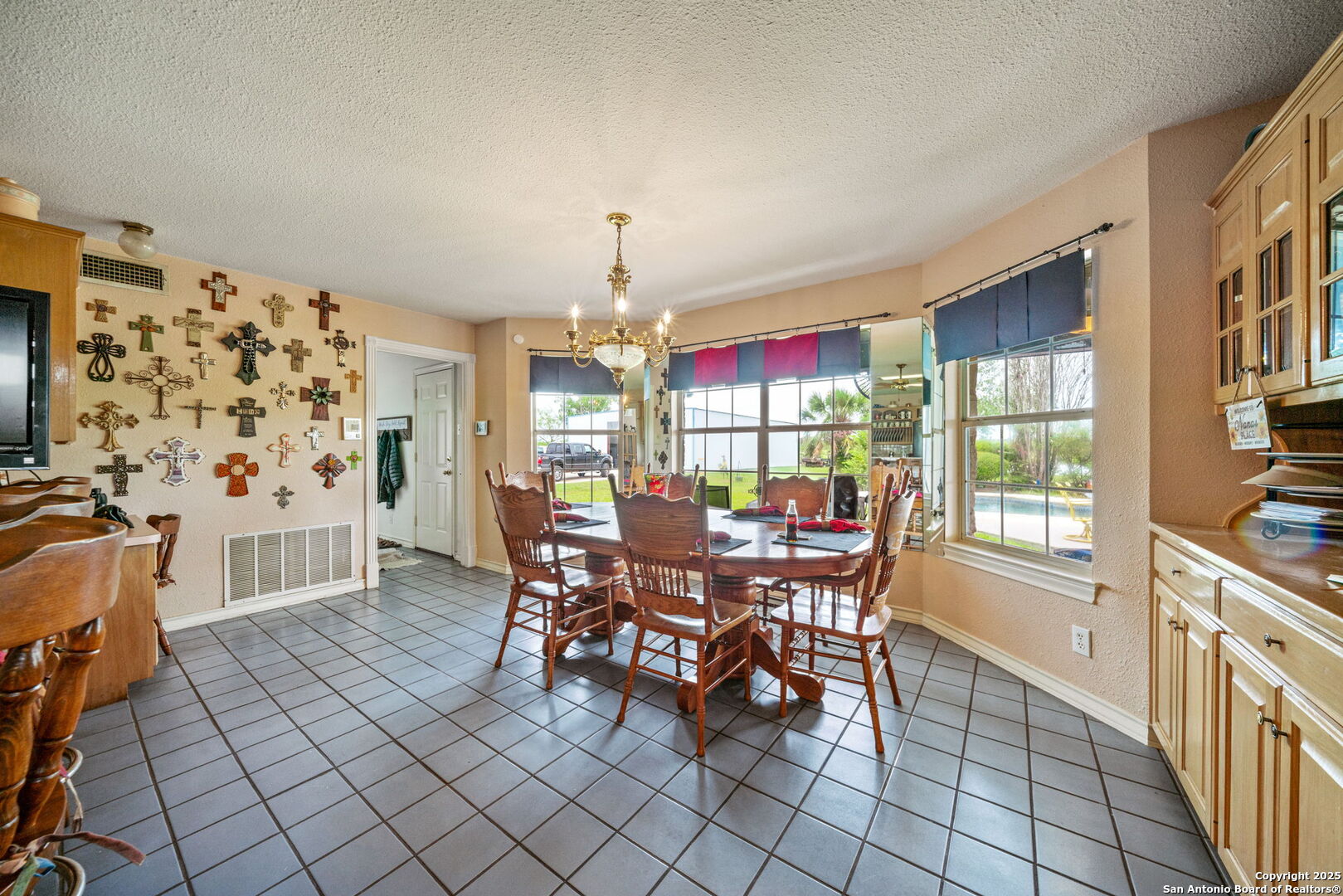 210 Tolle Road Cibolo, TX 78108 - Photo 18 of 61 a view of a dining room with furniture window and outside view