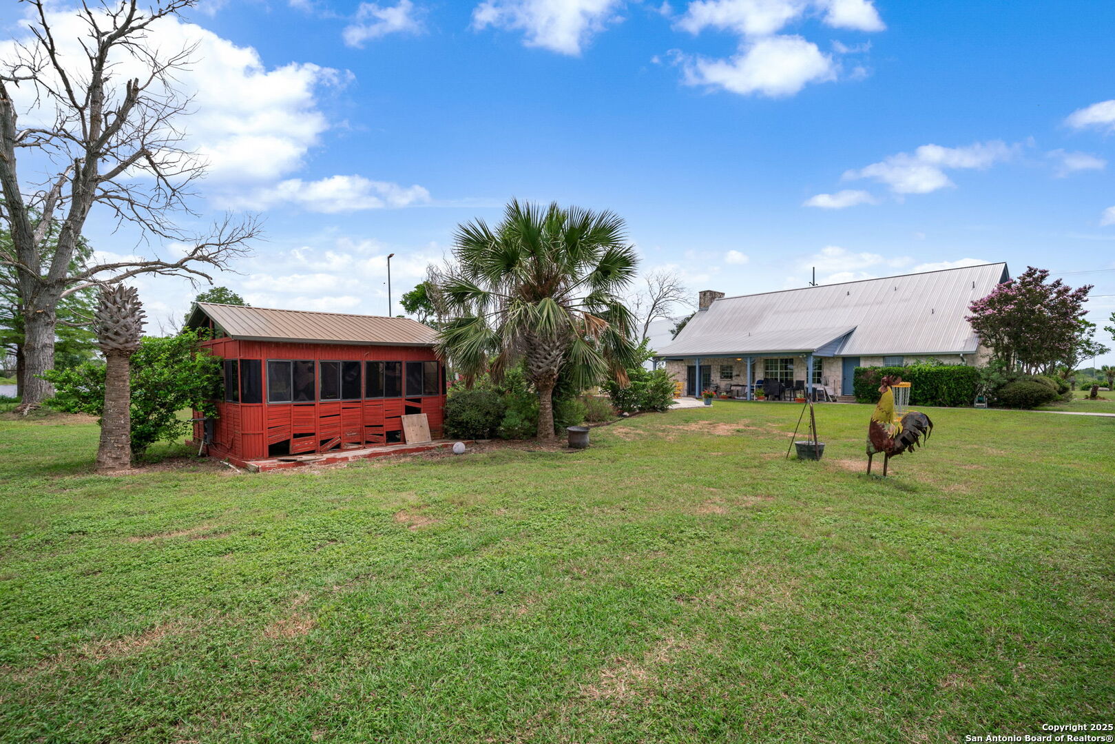 210 Tolle Road Cibolo, TX 78108 - Photo 30 of 61 a view of a house with backyard and sitting area
