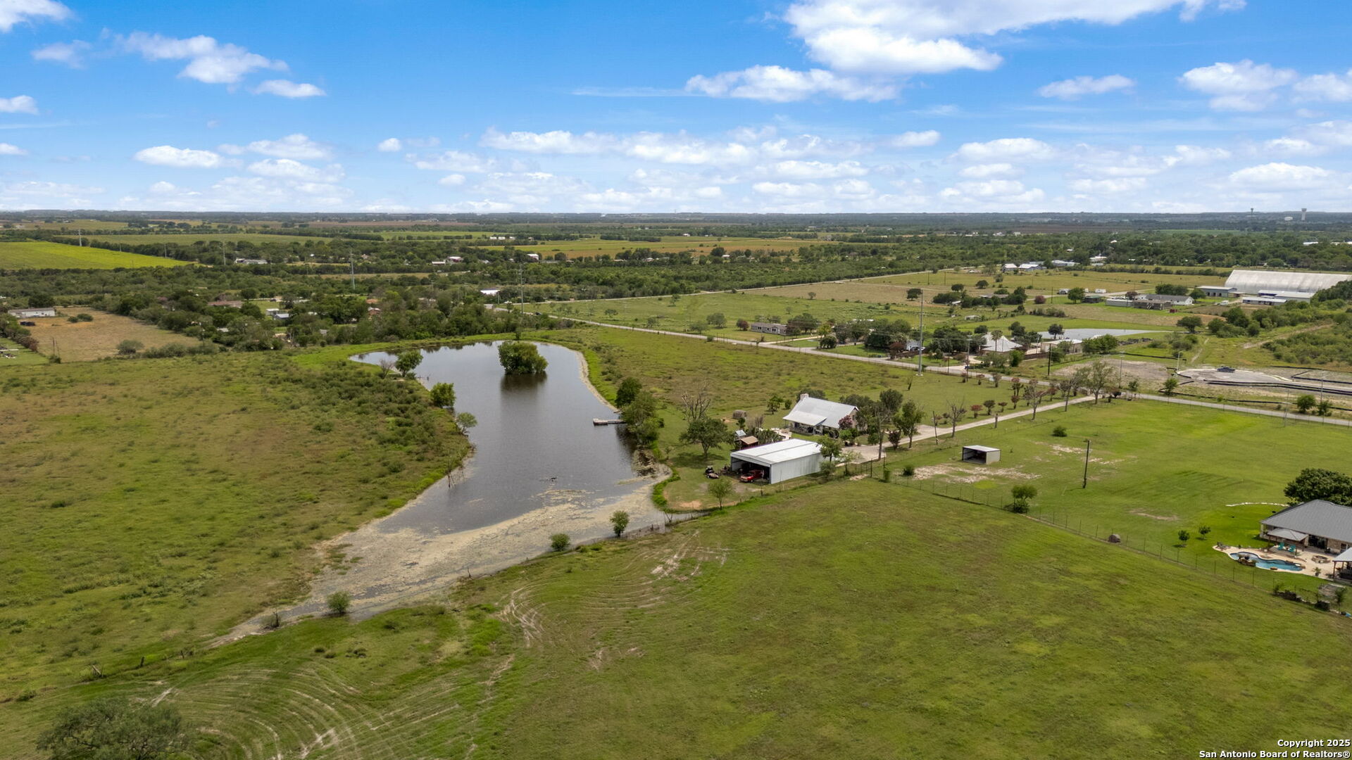 210 Tolle Road Cibolo, TX 78108 - Photo 52 of 61 a view of a lake with a city