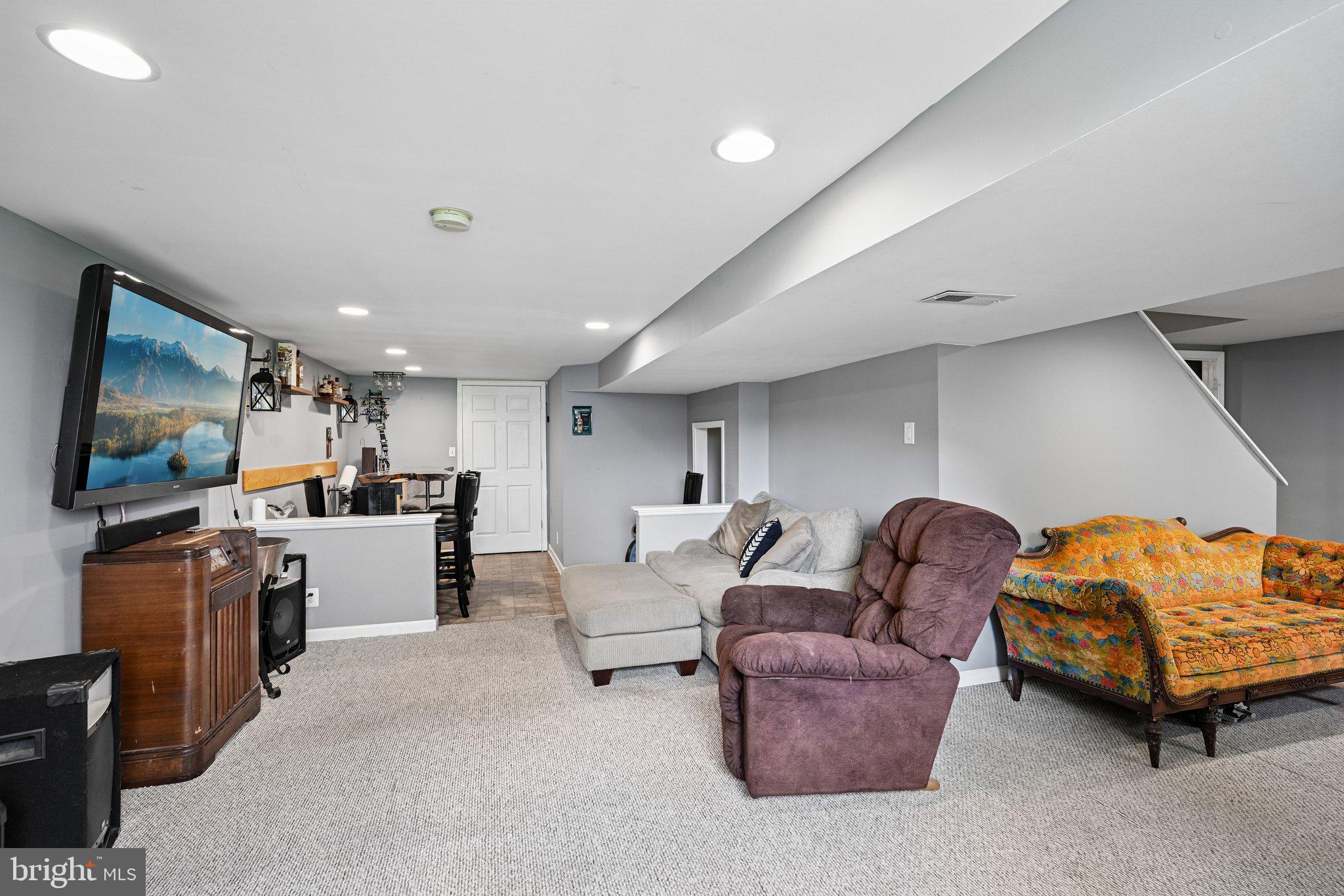 54 North Hawthorne Road Coatesville, PA 19320 - Photo 19 of 43 Spacious, versatile basement retreat.