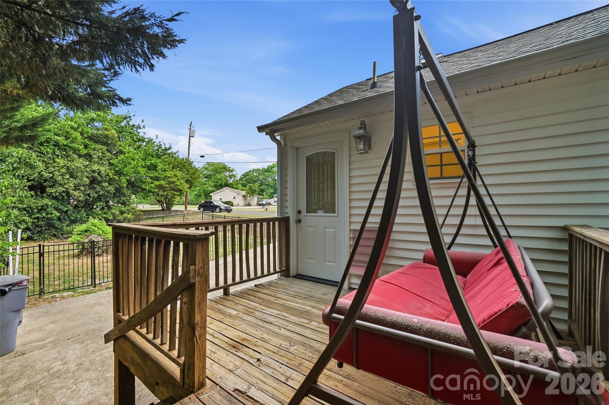 208 Jackson Terrace Clover, SC 29710 - Photo 28 of 30 a balcony view with a backyard space
