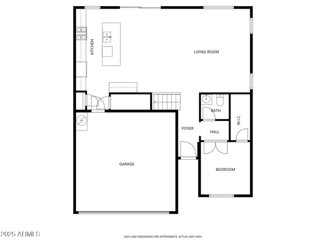 a front view of a house with a garage