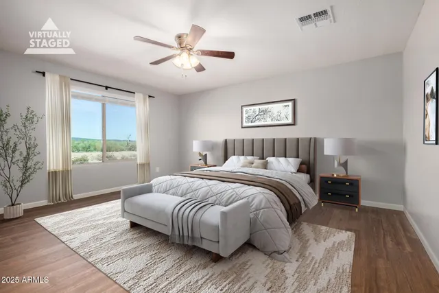 a front view of a house with a garage