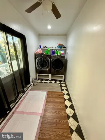 a room with chair and window