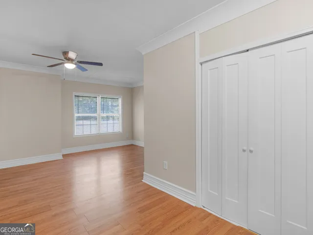 a view of a yard with plants