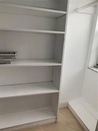 a close view of closet