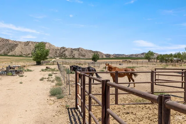 a view of an ocean beach