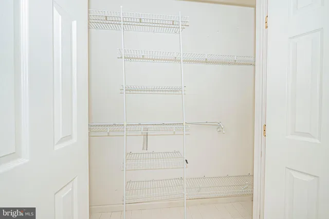 an empty room with a natural light