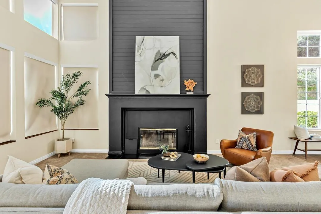 1198 Hanover Place Alpine, CA 91901 - Photo 9 of 68 a living room with furniture and a fireplace